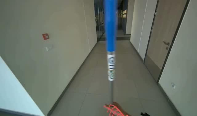 Mopping tiled floor: egocentric robotics sample