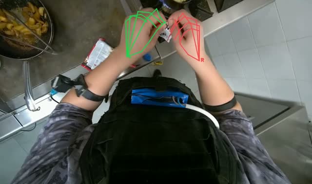 Preparing instant noodles: egocentric robotics sample