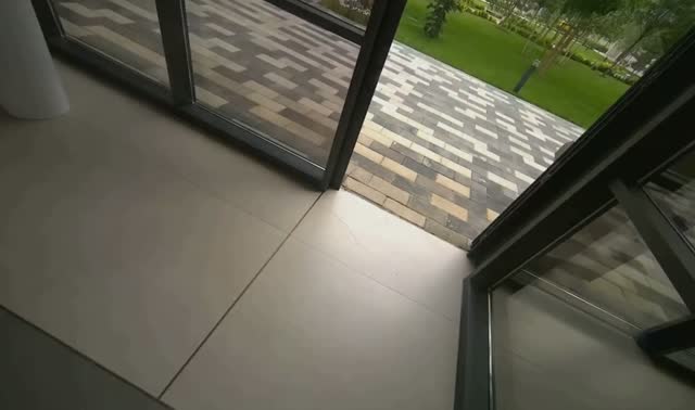 Cleaning building glass windows: egocentric robotics sample