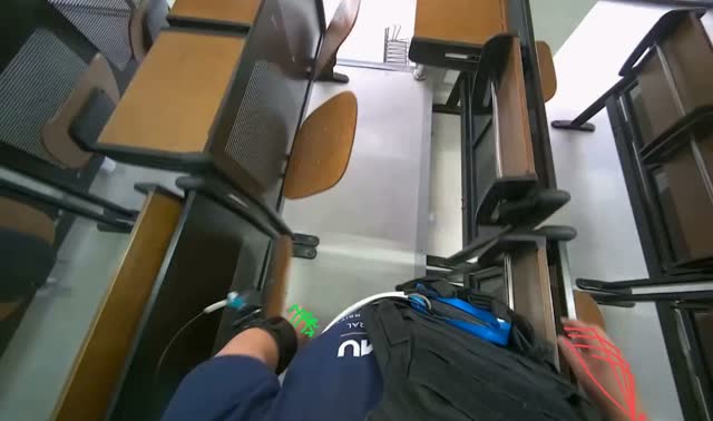 Arranging classroom furniture: egocentric robotics sample