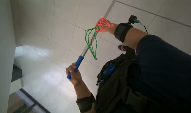 Mopping the floor: egocentric robotics sample
