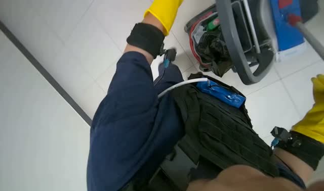 Organizing cleaning cart tools: egocentric robotics sample