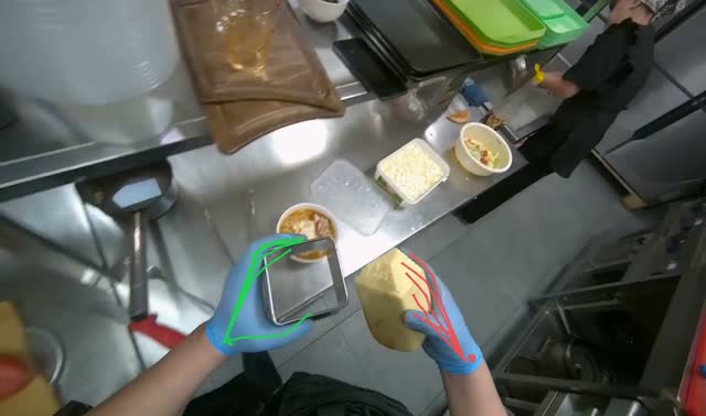 Preparing noodle bowl: egocentric robotics sample