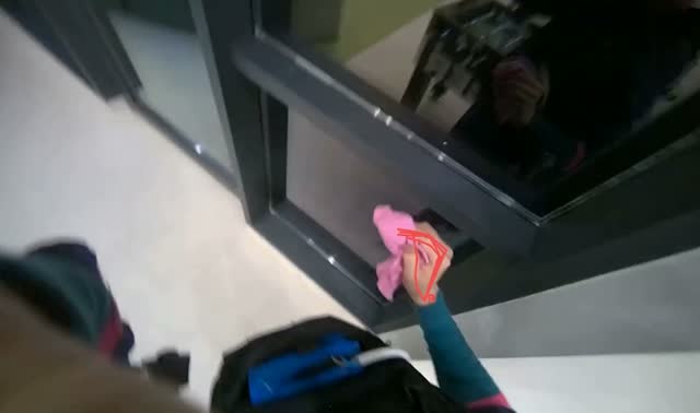 Wiping wall fixtures and window frames: egocentric robotics sample