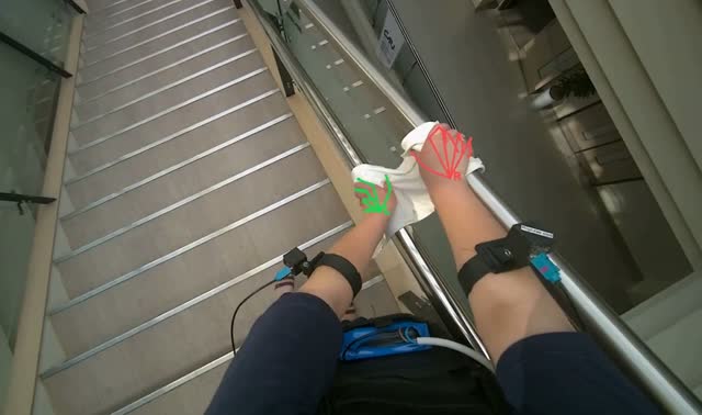 Wiping metal handrail: egocentric robotics sample