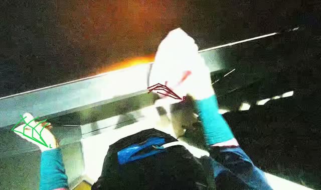 Wiping black cabinets and partitions: egocentric robotics sample