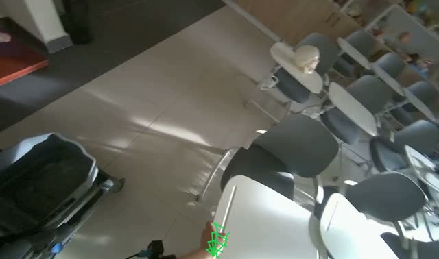 Mopping room floor: egocentric robotics sample