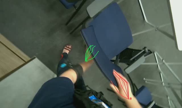 Wiping conference room tables and chairs: egocentric robotics sample