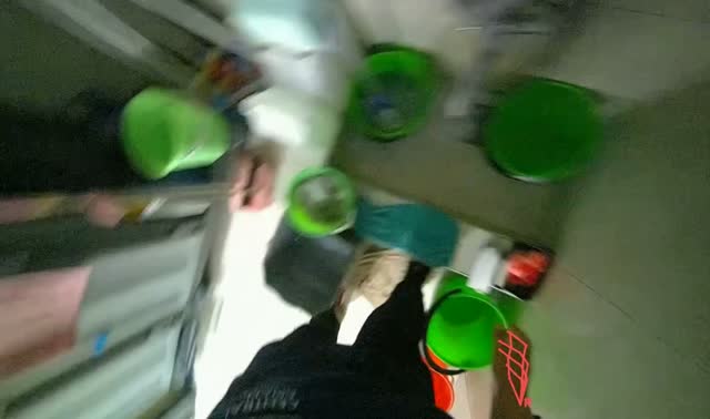 Preparing mop bucket with solution: egocentric robotics sample