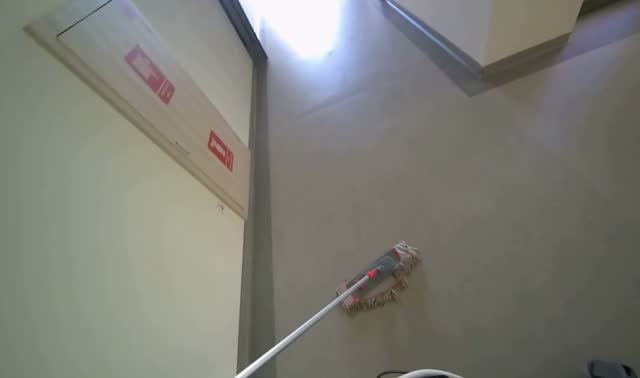 Cleaning and preparing mop: egocentric robotics sample
