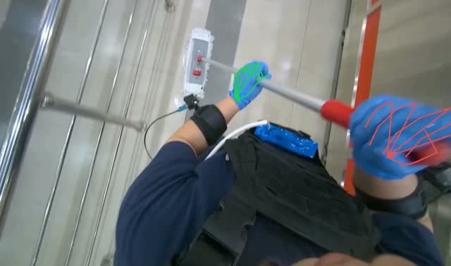 Mopping floor: egocentric robotics sample