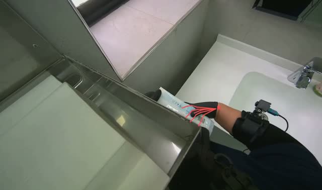 Refilling restroom paper towel dispensers: egocentric robotics sample