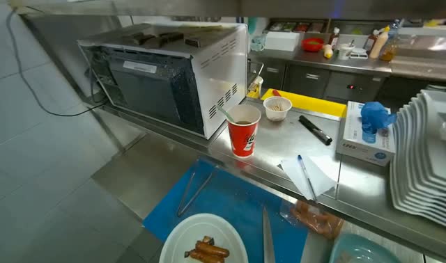 Preparing sausages: egocentric robotics sample