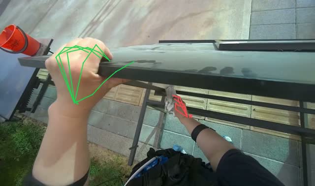Wiping table structure: egocentric robotics sample
