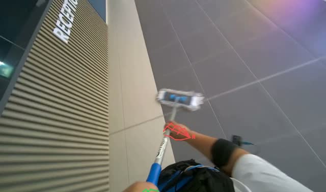 Mopping floor: egocentric robotics sample