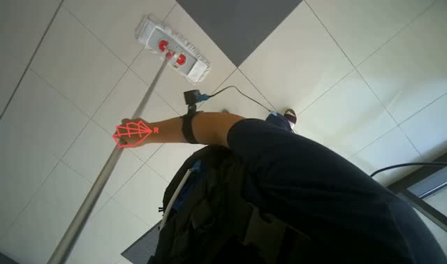 Mopping tiled floor: egocentric robotics sample