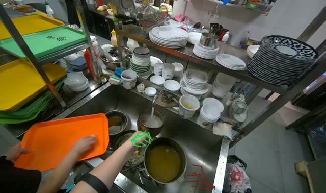 Preparing pot for cooking: egocentric robotics sample