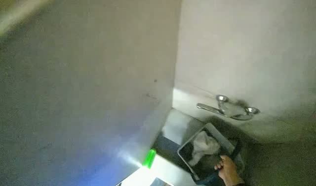Preparing and moving cleaning cart: egocentric robotics sample
