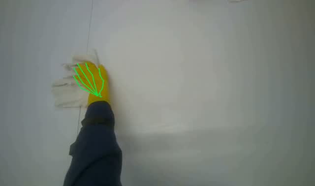 Cleaning table surface: egocentric robotics sample