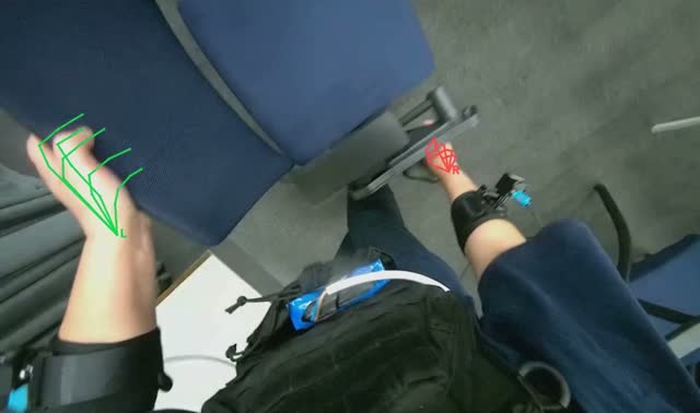 Wiping conference room chairs: egocentric robotics sample