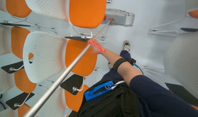 Mopping floor: egocentric robotics sample