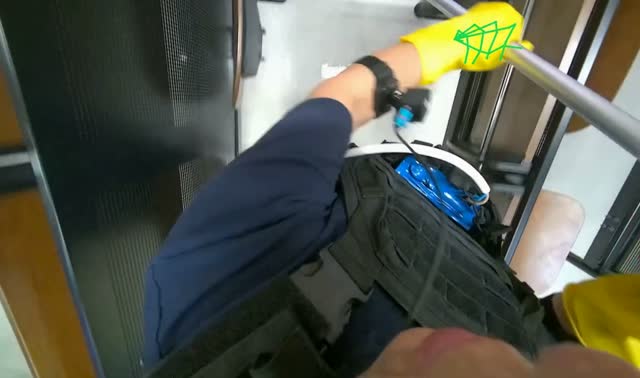 Mopping floor: egocentric robotics sample