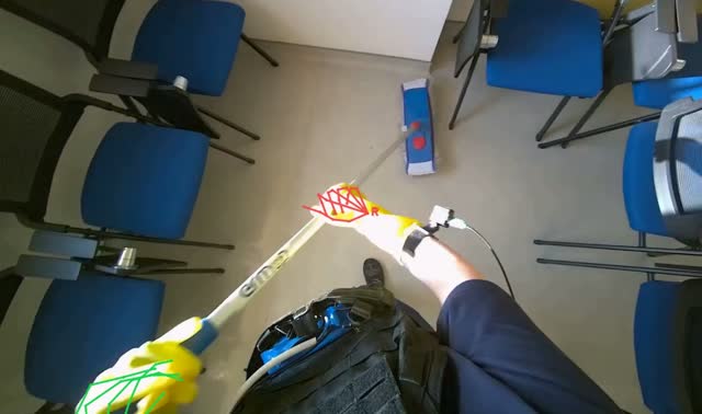 Mopping floor: egocentric robotics sample