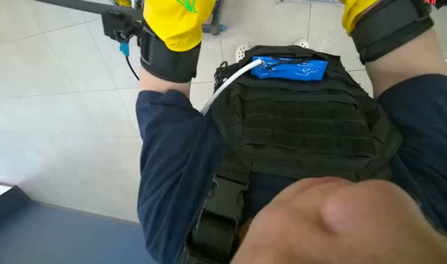 Mopping the floor: egocentric robotics sample