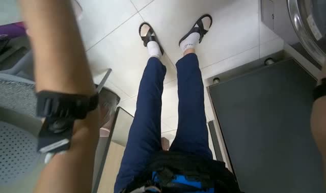 Unloading clothes from washing machines: egocentric robotics sample
