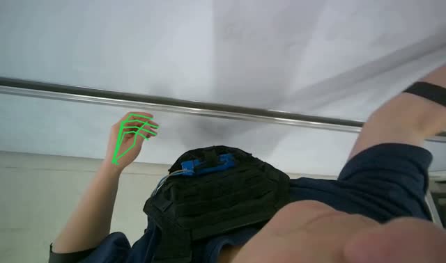 Wiping board with cloth: egocentric robotics sample