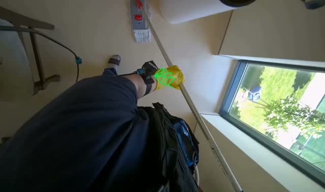 Mopping floor: egocentric robotics sample