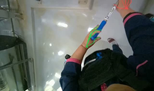 Mopping floor: egocentric robotics sample