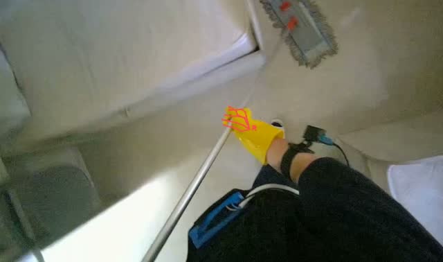 Mopping the floor: egocentric robotics sample