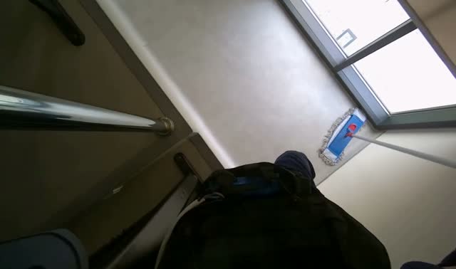 Mopping classroom floor: egocentric robotics sample
