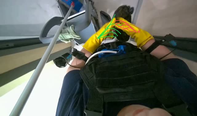 Emptying trash and preparing mop: egocentric robotics sample