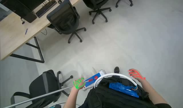 Mopping the floor: egocentric robotics sample