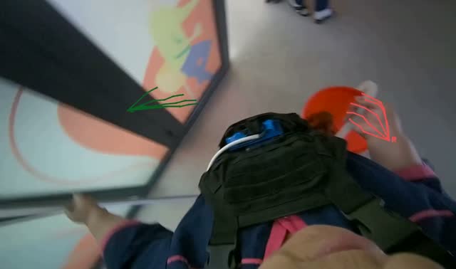 Mopping floor: egocentric robotics sample