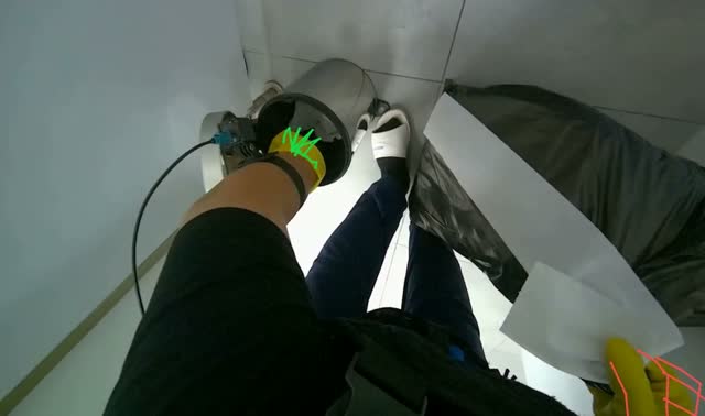 Replacing toilet paper rolls: egocentric robotics sample