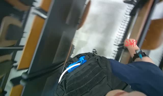 Mopping classroom floor: egocentric robotics sample