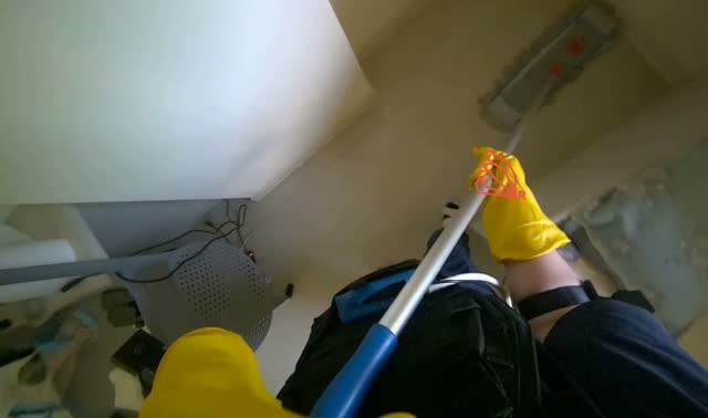 Mopping floor: egocentric robotics sample