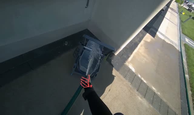 Filling cleaning cart with water: egocentric robotics sample