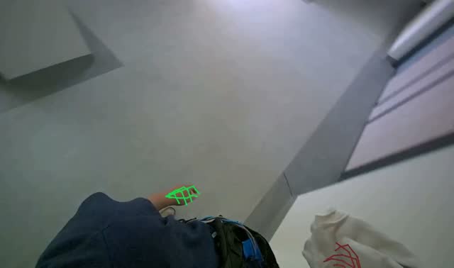 Wiping glass door and frame: egocentric robotics sample