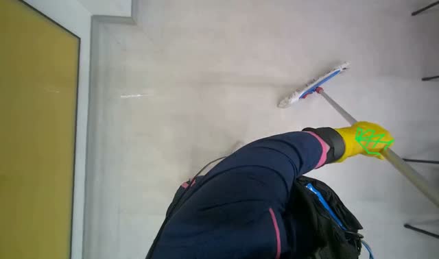 Moving chairs to clear floor: egocentric robotics sample