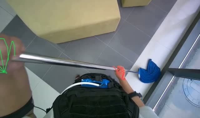 Mopping floor: egocentric robotics sample