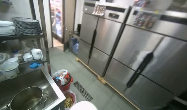 Storing container in refrigerator: egocentric robotics sample