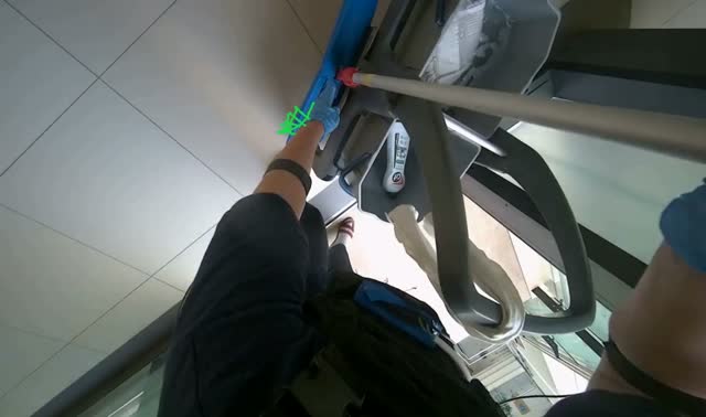 Preparing and wiping handrail: egocentric robotics sample