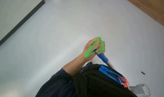 Mopping floor: egocentric robotics sample