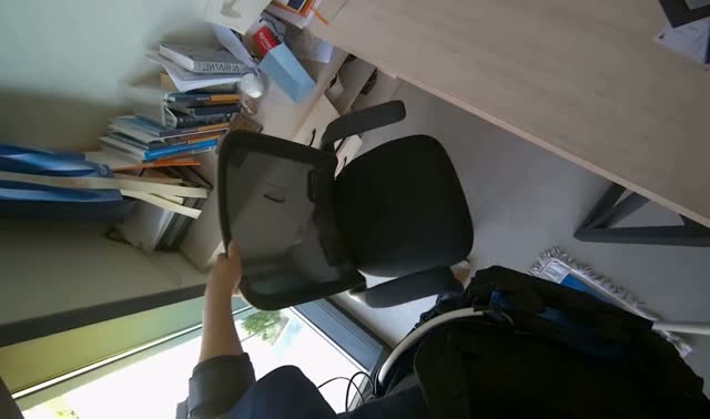 Mopping office floor: egocentric robotics sample