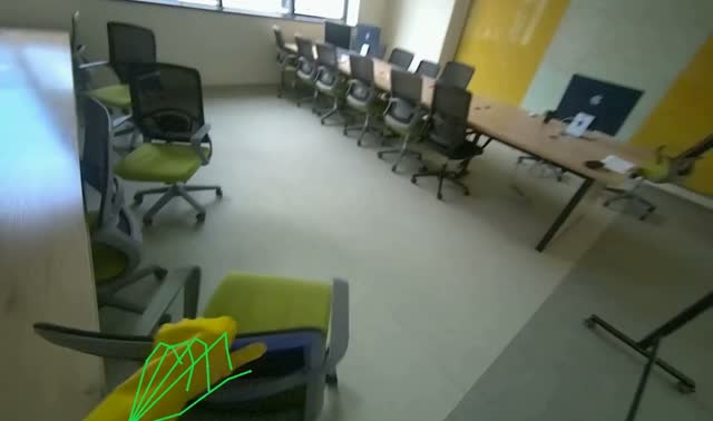 Organizing meeting room chairs: egocentric robotics sample