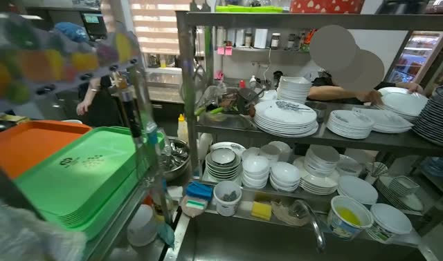 Adding ingredients to cooking pot: egocentric robotics sample